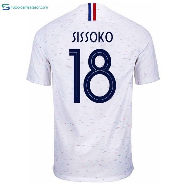 Camiseta Francia 2ª Sissoko 2018 Blanco